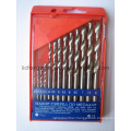 13PCS HSS Twist Drill Bits Set with Plastic Package